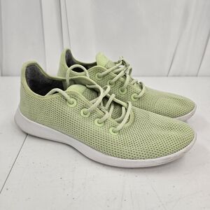 Allbirds TR Tree Runners Shoes Men's Size 12 Green White Athletic Sneakers EUC.